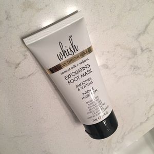 Whish coconut milk + verbena exfoliating foot mask